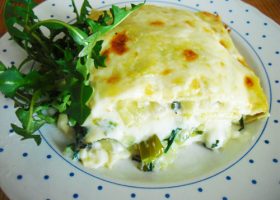 Löwenzahnlasagne