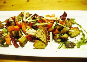 Kürbissalat mit Radicchio