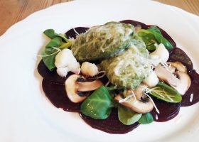 Schnelle Spinat-Topfennocken