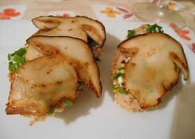 Bruschetta mit Steinpilze