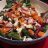 Herbstlicher Salat mit Kürbis und Spinat