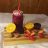 Rote-Beete-Smoothie mit Erdbeere