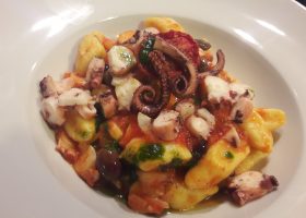 Gnocchi mit Oktopus
