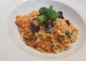 Tomaten-Zucchini-Risotto